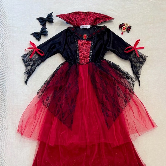 Vampire Girl Halloween Costume 5 - 6 - Picture 1 of 5